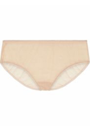 Dolce & Gabbana DG tulle mid-rise briefs - Toni neutri