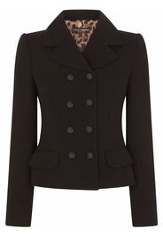 Dolce & Gabbana notched-collar double-breasted blazer - Nero