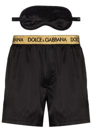 Dolce & Gabbana DG GOLD BAND TRK SHRTS BLK - Nero