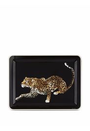 Dolce & Gabbana leopard print tray - Nero