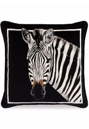 Dolce & Gabbana zebra-print square cushion - Nero