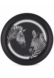 Dolce & Gabbana zebra print plate - Nero