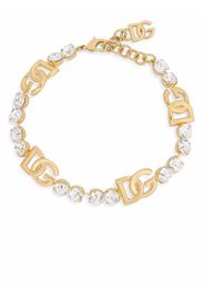 Dolce & Gabbana Bracciale con cristalli - Oro