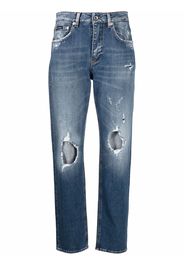 Dolce & Gabbana ripped-detail denim jeans - Blu