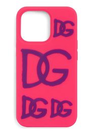 Dolce & Gabbana DG logo-print iPhone 13 Pro case - Rosa