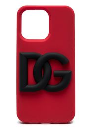 Dolce & Gabbana logo-patch phone case - Rosso