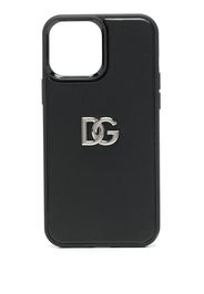 Dolce & Gabbana logo-plaque iPhone 13 Pro Max case - Nero