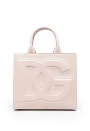 Dolce & Gabbana debossed-logo tote bag - Rosa