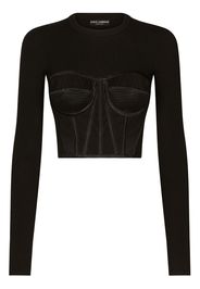 Dolce & Gabbana Maglione a coste - Nero