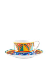 Dolce & Gabbana graphic-print tea set - Giallo