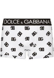 Dolce & Gabbana Boxer con stampa - Bianco