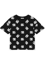 Dolce & Gabbana Kids T-shirt con stampa - Nero