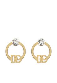 Dolce & Gabbana logo hoop earrings - Oro