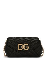 Dolce & Gabbana Borsa a tracolla trapuntata piccola - Nero