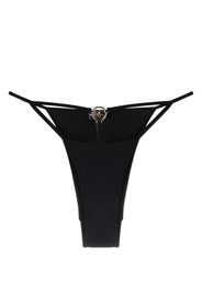 Dolce & Gabbana logo-plaque bikini bottoms - Nero