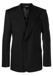 Dolce & Gabbana peak-lapels single-breasted blazer - Nero