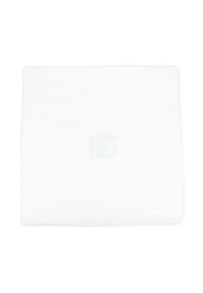 Dolce & Gabbana Kids DG-logo nursing blanket - Bianco