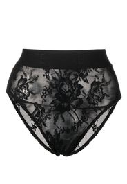 Dolce & Gabbana Slip a vita alta - Nero