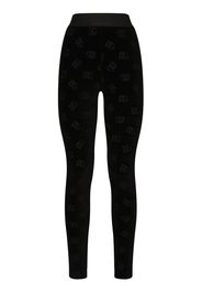 Dolce & Gabbana Leggings con stampa - Nero