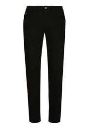 Dolce & Gabbana high-rise straight-leg jeans - Nero