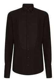 Dolce & Gabbana stand-up collar cotton shirt - Nero