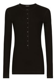 Dolce & Gabbana Top a maniche lunghe - Nero