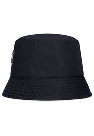 Dolce & Gabbana Cappello bucket con placca logo - Blu