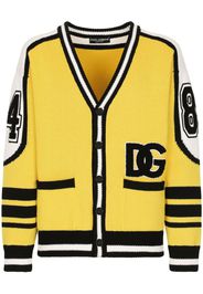 Dolce & Gabbana Cardigan con applicazione - Giallo