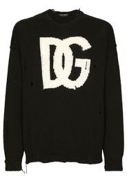 Dolce & Gabbana Maglione con strappi - Nero