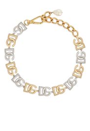 Dolce & Gabbana Choker con logo DG - Oro