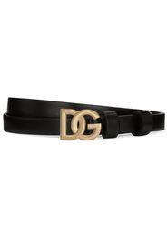 Dolce & Gabbana Cintura con logo - Nero