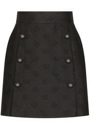 Dolce & Gabbana Minigonna con effetto jacquard - Nero