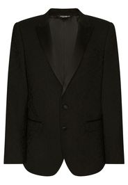 Dolce & Gabbana tailored jacquard suit - Nero