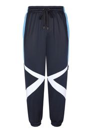 Dolce & Gabbana Pantaloni sportivi con design color-block - Blu