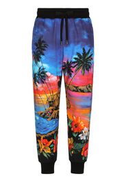 Dolce & Gabbana Pantaloni sportivi con stampa - Multicolore