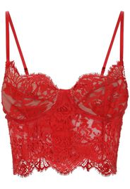 Dolce & Gabbana lace bralette top - Rosso