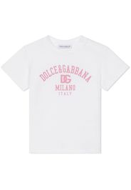 Dolce & Gabbana Kids T-shirt con stampa - Bianco