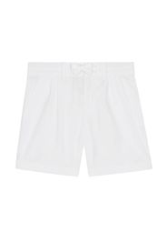 Dolce & Gabbana Kids logo-plaque cotton shorts - Bianco