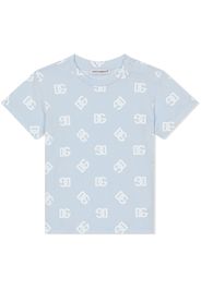 Dolce & Gabbana Kids T-shirt con stampa - Blu