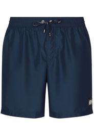 Dolce & Gabbana logo-plaque swim shorts - Blu