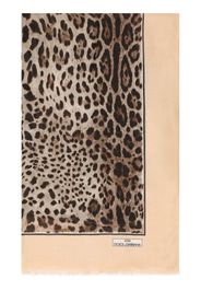 Dolce & Gabbana Foulard leopardato - Toni neutri