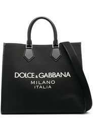 Dolce & Gabbana logo print tote bag - Nero