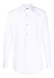 Dolce & Gabbana contrasting tuxedo shirt - Bianco