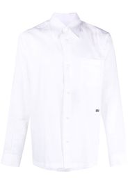 Dolce & Gabbana logo-detail long-sleeve shirt - Bianco