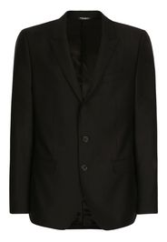 Dolce & Gabbana peak-lapel single-breasted suit - Nero