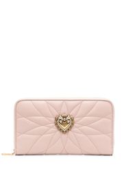 Dolce & Gabbana Devotion continental zipped wallet - Rosa