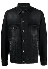 Dolce & Gabbana distressed-effect denim jacket - Nero