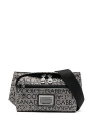 Dolce & Gabbana logo-print belt bag - Marrone