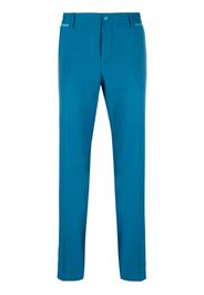 Dolce & Gabbana satin-trim tailored trousers - Blu