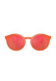 Dolce & Gabbana Kids logo-print round-frame sunglasses - Arancione